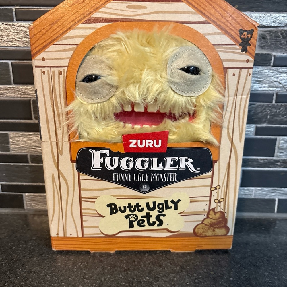 Fuggler Funny Ugly Monster Mr. Buttons Golden Retriever